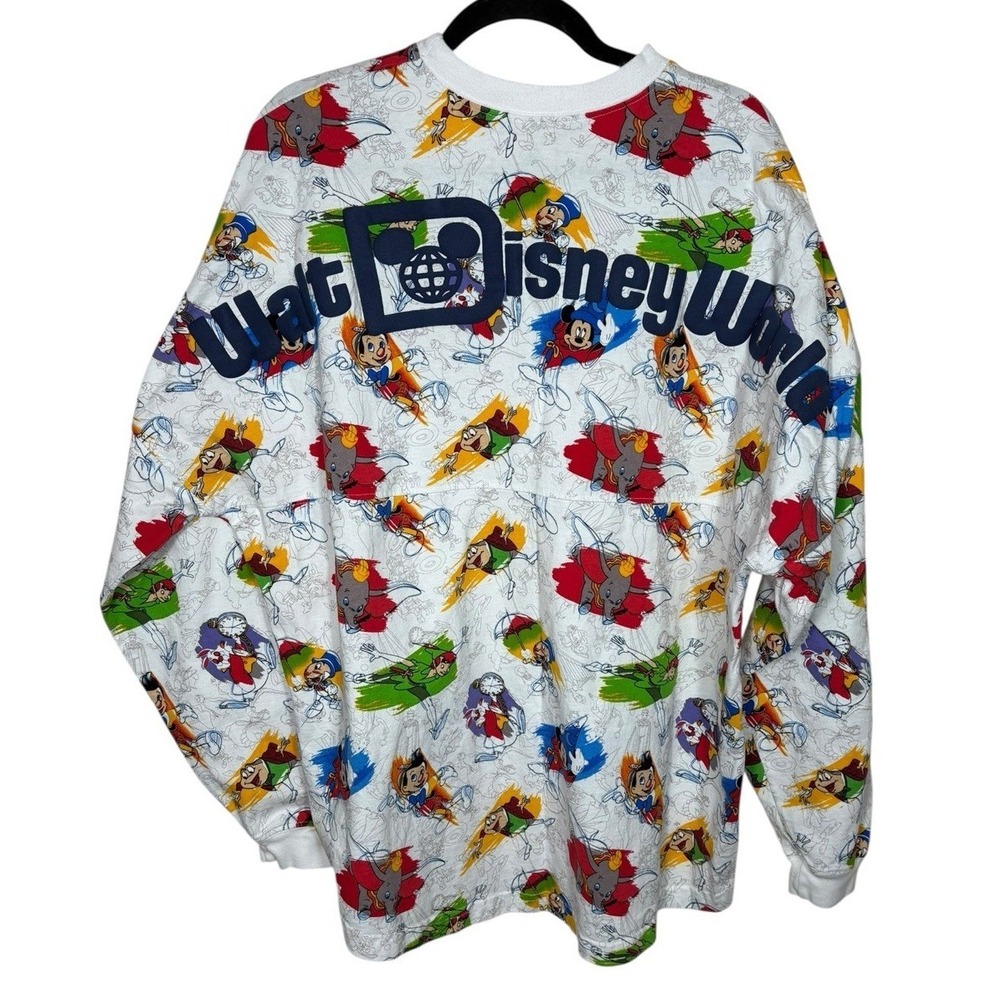 Walt Disney World Spirit Jersey Size XL Dumbo Pinocchio Jiminy‎ Cricket Mickey